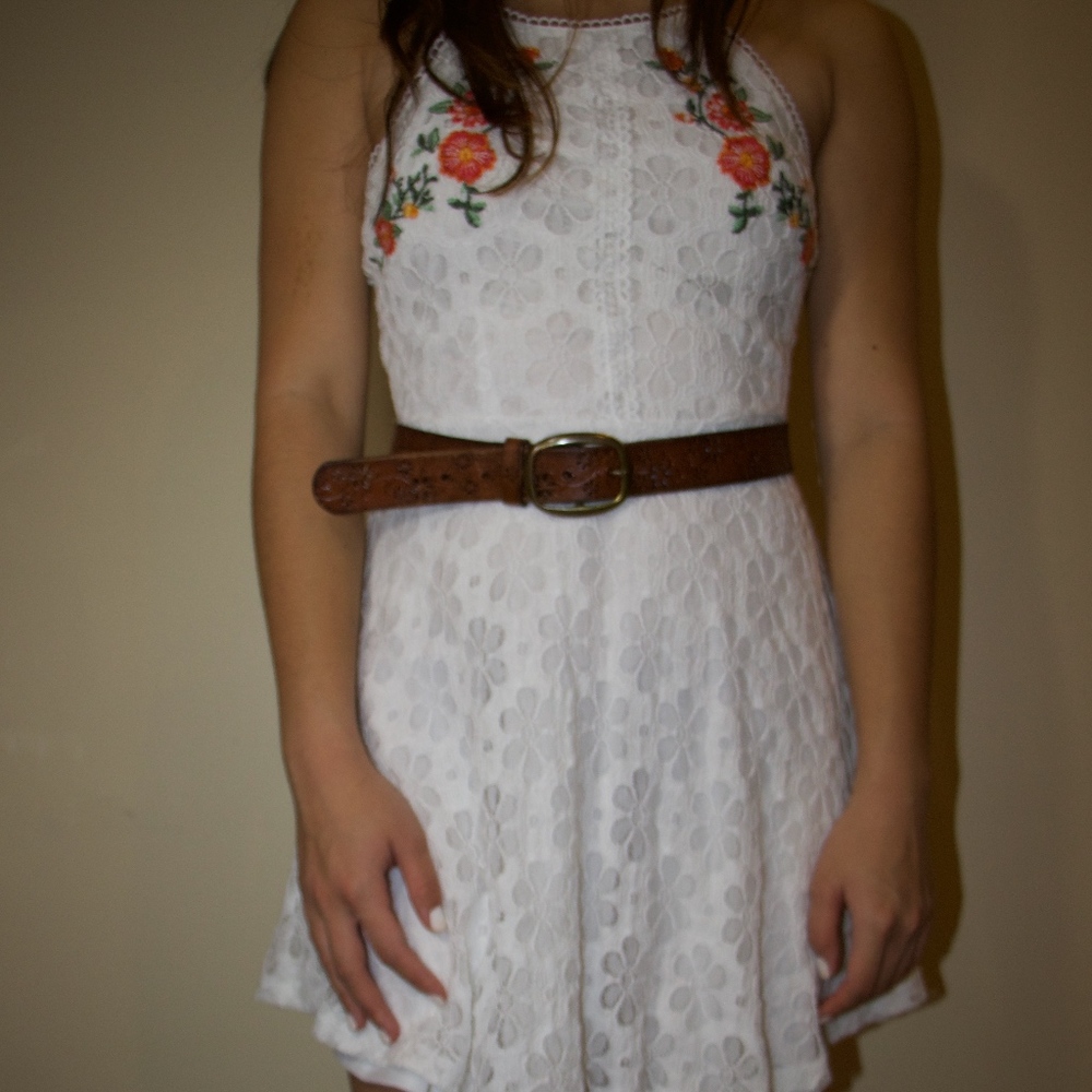 White Flower Dress